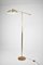Lámpara de pie italiana de latón, años 60, Imagen 10