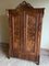 Walnut Crested Cupboard, 1890s, Image 1