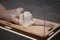 Nude Lady, 2000er, Wachsfigur aus Acrylglas 5