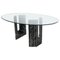 Mid-Century Modern Dining Table in Marble and Glass attributed to Carlo Scarpa, Italy, 1960s 1
