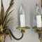 Florentine Brass Wall Lights attributed to Maison Charles, France, 1970s, Set of 2 10