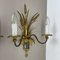 Florentine Brass Wall Lights attributed to Maison Charles, France, 1970s, Set of 2, Image 13