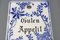 White and Blue Porcelain Breakfast Boards, Germany, 1930s, Set of 6, Image 13