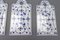 White and Blue Porcelain Breakfast Boards, Germany, 1930s, Set of 6 10
