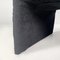 Italian Modern Black Teddy Fabric Pouf, 1970s, Image 10