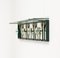 Mid-Century Garderobenregal aus Spiegel, Messing & Glas, Cristal Art zugeschrieben, Italien, 1950er 11