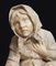 Antonio Frilli, Escultura florentina que representa a niños mendigos, siglo XIX, Alabastro, Imagen 2