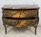 French Napoleon III Lacquered and Painted Wooden Chest of Drawers with French Red Marble Top, 19th Century, Image 5