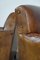 Antique Sheep Leather Armchairs, Set of 2, Image 15
