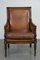 Brown Sheep Leather Armchair 1