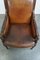Brown Sheep Leather Armchair 7