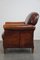 Fauteuil en Cuir de Mouton Marron 5