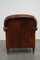Brown Sheep Leather Armchair 4