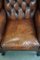 Vintage Brown Sheep Leather Armchair 7