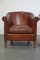 Vintage Sheep Leather Club Armchairs, Set of 2 6