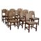 Mid-Century Modern Oak Dining Chairs attributed to Henning Kjærnulf, 1950s, Set of 8, Image 1