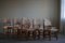 Chaises de Salle à Manger Mid-Century Modernes en Chêne attribuées à Henning Kjærnulf, 1950s, Set de 8 2