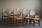 Mid-Century Modern Oak Dining Chairs attributed to Henning Kjærnulf, 1950s, Set of 8 12