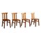 Swedish Modern Dining Chairs in Pine in the style of Axel Einar Hjorth, 1950s, Set of 4 1