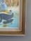 Quay Cranes, Oil Painting, 1950s, Framed 8