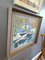 Quay Cranes, Oil Painting, 1950s, Framed 4