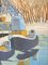 Quay Cranes, Dipinto a olio, anni '50, con cornice, Immagine 12