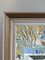 Quay Cranes, Oil Painting, 1950s, Framed 6