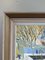 Quay Cranes, Oil Painting, 1950s, Framed, Image 6