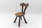 French Rustic Provincial Sculptured Chair in the style of Alexandre Noll, 1960s, Image 3