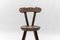 French Rustic Provincial Sculptured Chair in the style of Alexandre Noll, 1960s, Image 4