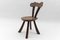 French Rustic Provincial Sculptured Chair in the style of Alexandre Noll, 1960s 1