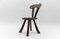 French Rustic Provincial Sculptured Chair in the style of Alexandre Noll, 1960s, Image 2