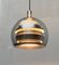 Mid-Century German Space Age Aluminum and Glass Globe Pendant Lamp from Doria, 1960s 24