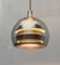 Mid-Century German Space Age Aluminum and Glass Globe Pendant Lamp from Doria, 1960s, Image 24