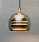 Mid-Century German Space Age Aluminum and Glass Globe Pendant Lamp from Doria, 1960s, Image 20