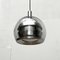 Mid-Century German Space Age Aluminum and Glass Globe Pendant Lamp from Doria, 1960s 3