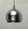 Mid-Century German Space Age Aluminum and Glass Globe Pendant Lamp from Doria, 1960s 12