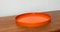 Plateau Mid-Century Space Age en Plastique Orange, 1960s 11