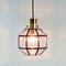 Mid-Century Octagonal Iron and Clear Glass Ceiling Lights from Limburg, 1960s, Image 7