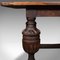 Large Antique Scottish Gothic Style Refectory Table in Oak 10