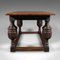 Large Antique Scottish Gothic Style Refectory Table in Oak 4