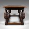 Large Antique Scottish Gothic Style Refectory Table in Oak 3