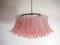 Large Murano Glass Chandelier with 100 Pink Felci Glasses, 1990s, Image 15