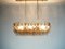 Murano Poliedri Chandelier by Carlo Scarpa with 84 Smoked Glasses, 1990s, Image 5