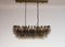 Lámpara de araña de Murano Poliedri de Carlo Scarpa con 84 vasos ahumados, años 90, Imagen 9