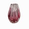 Murano Glas Vase Modell 12024 von Flavio Poli für Seguso Vetri D arte Murano, Italien, 1958 1