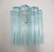 Murano Glass Tube Wall Sconces with 5 Blue Glass Tube, 1990s, Set of 2 3