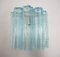 Murano Glass Tube Wall Sconces with 5 Blue Glass Tube, 1990s, Set of 2, Image 3