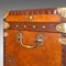 Vintage English Officers Campaign Luggage Cases in Leather, 1980s, Set of 2, Image 12