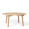 FixYourTable Circular Oak Veneer Table by Moca 1